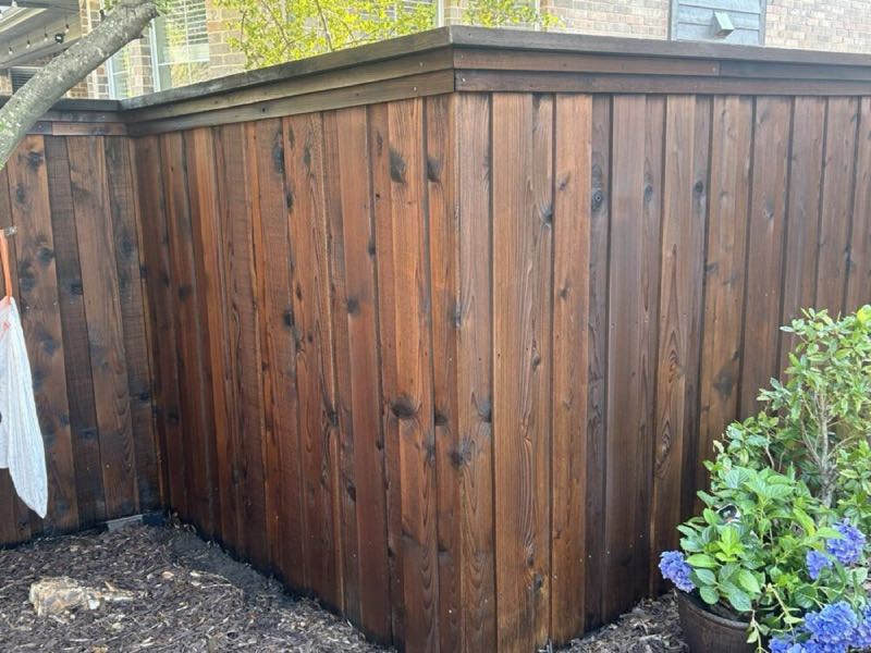 Cedar Privacy Fence in Highland Park