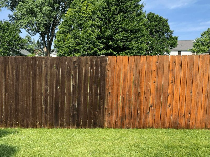 Fence Staining near Addison